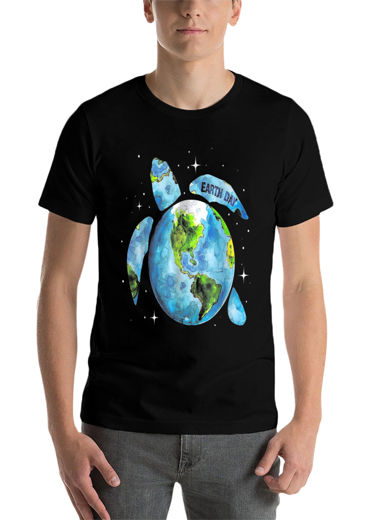 Earth Day Turtle Graphic Tee - 7