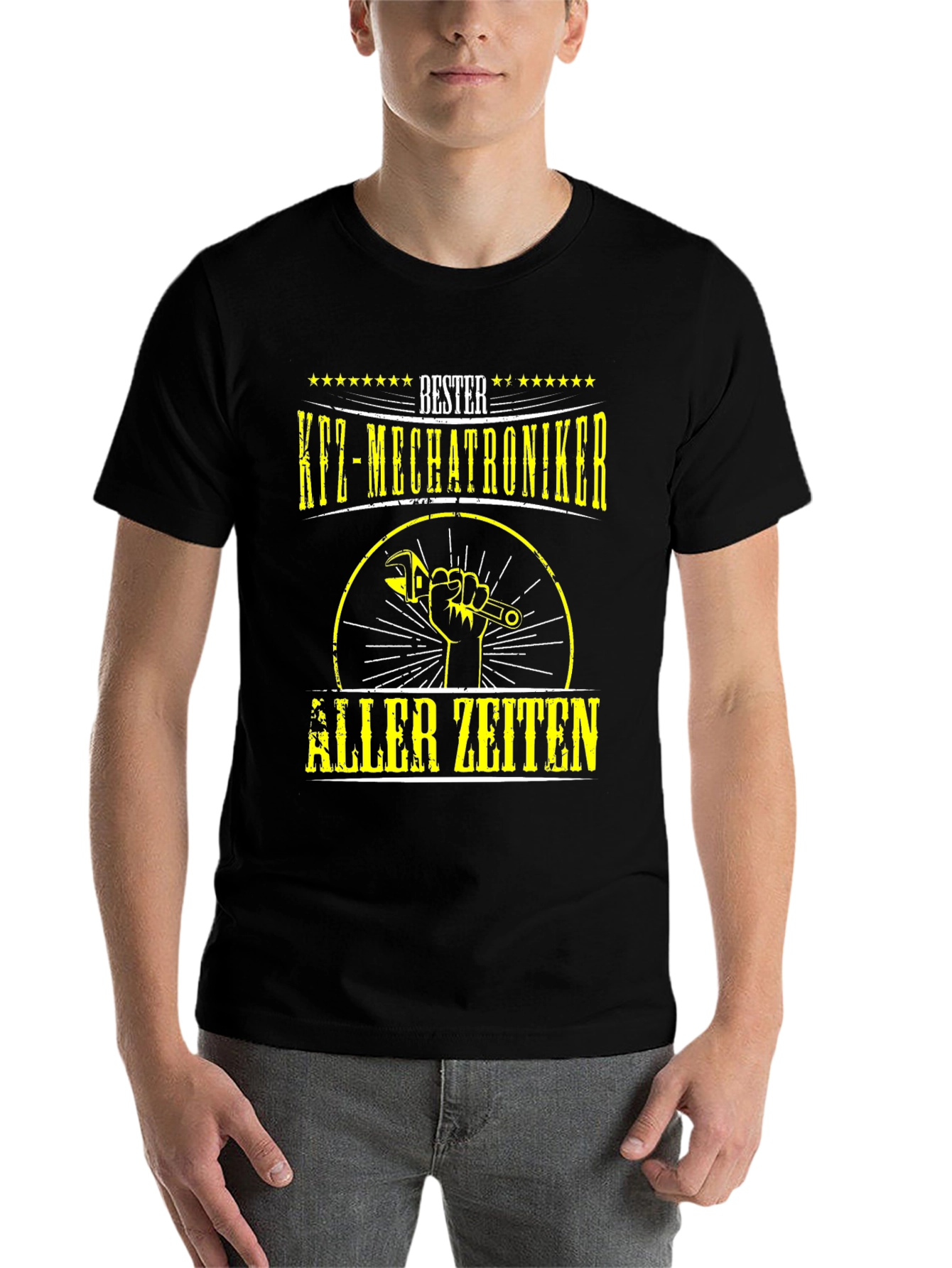Black Bester KFZ-Mechatroniker T-Shirt - Mechanic Shirt view 7