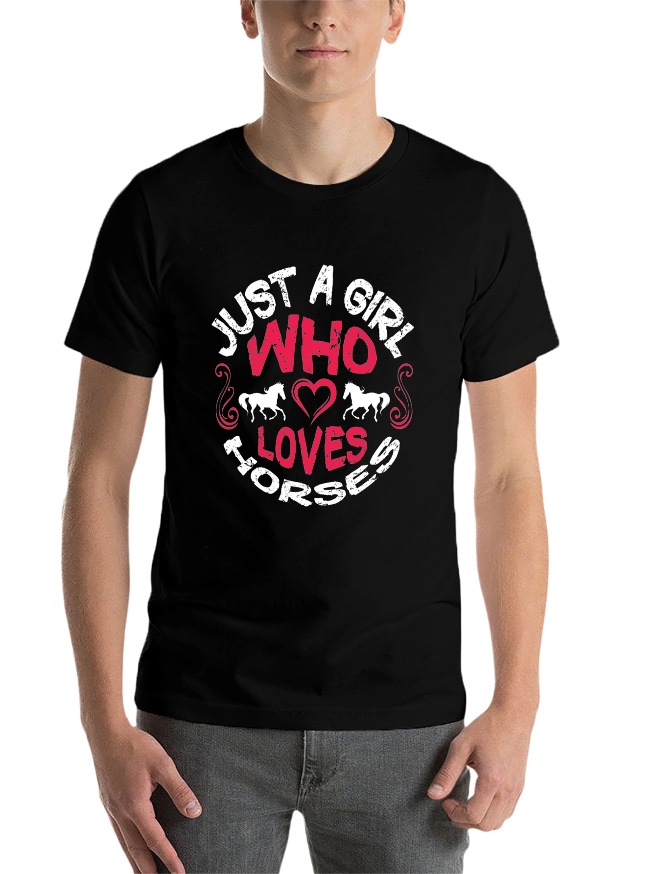 Just A Girl Who Loves Horses T-Shirt - 7