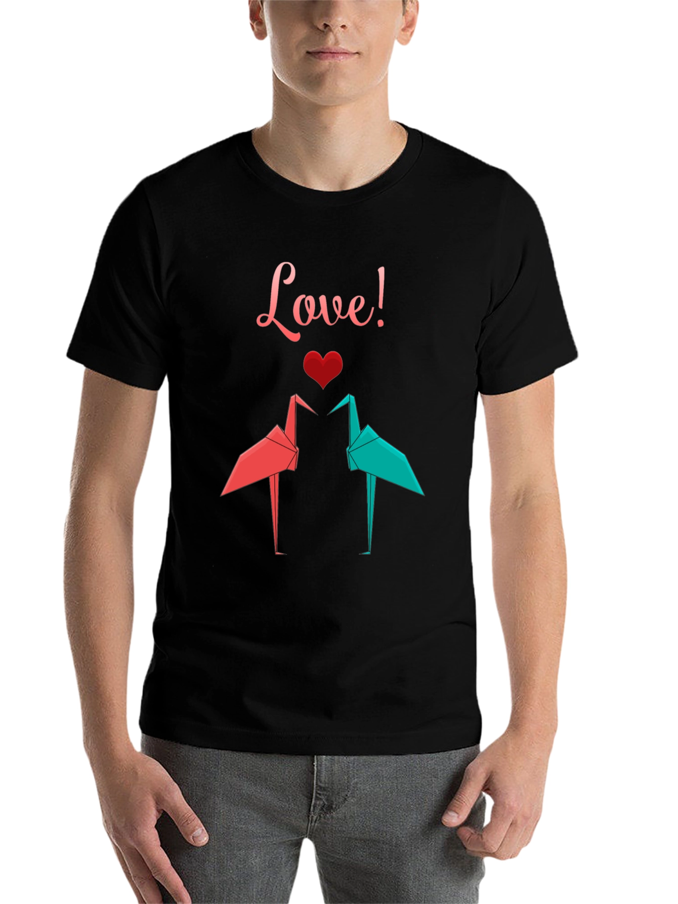 Love Origami Crane T-Shirt - 7