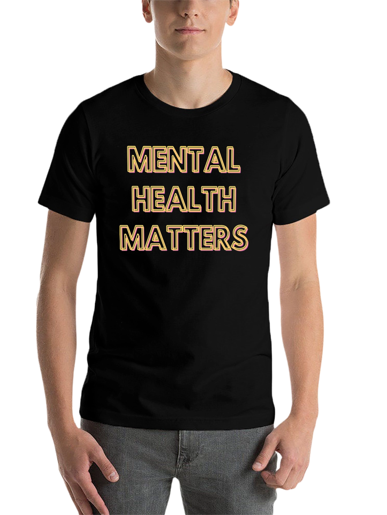 Black Mental Health Matters Graphic Tee view 7