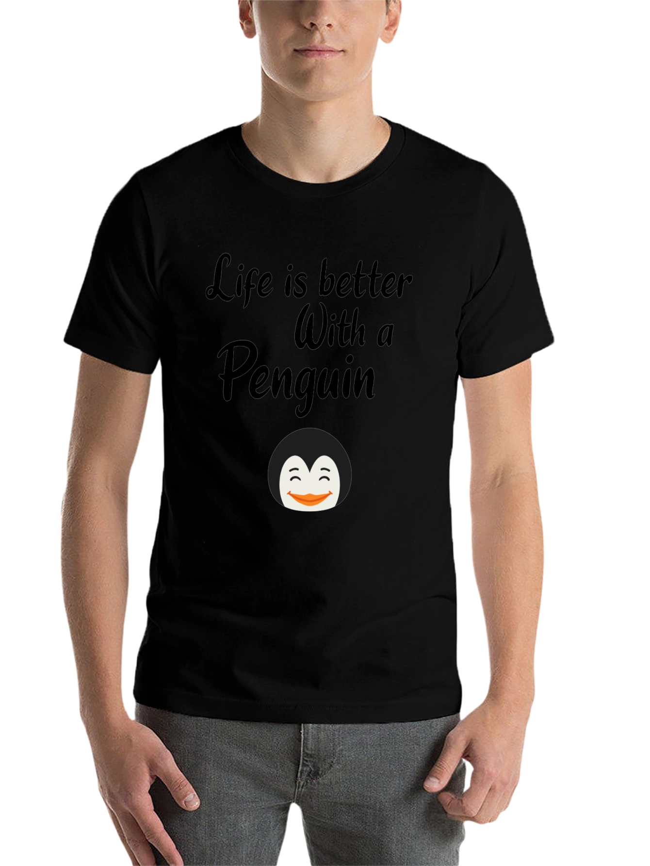 Black Life is Better With a Penguin T-Shirt view 7