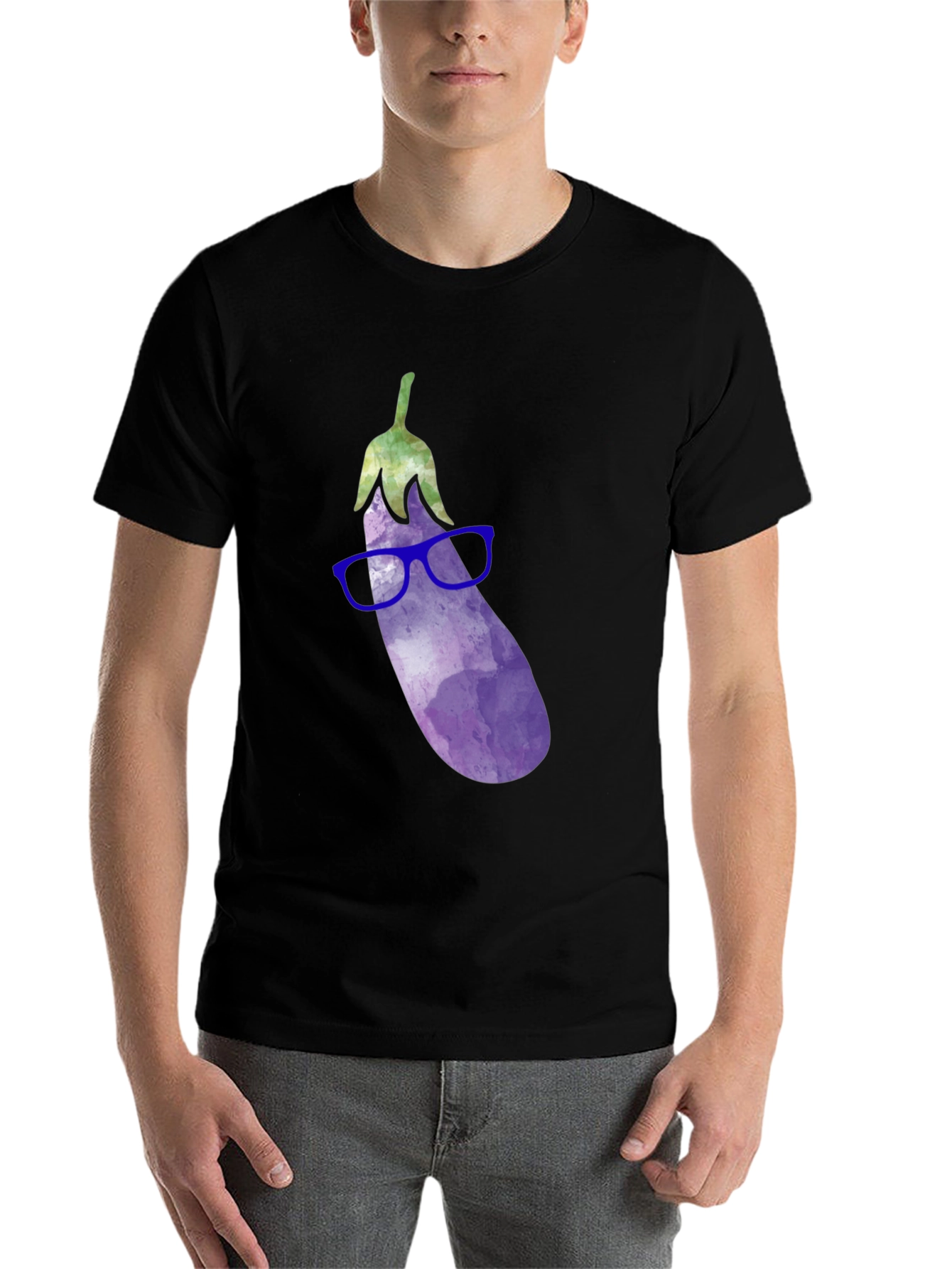 Nerdy Eggplant T-Shirt - 7