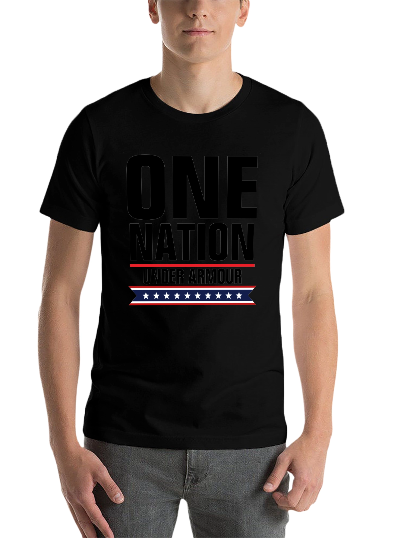 Black One Nation Under Armour Graphic T-Shirt view 7