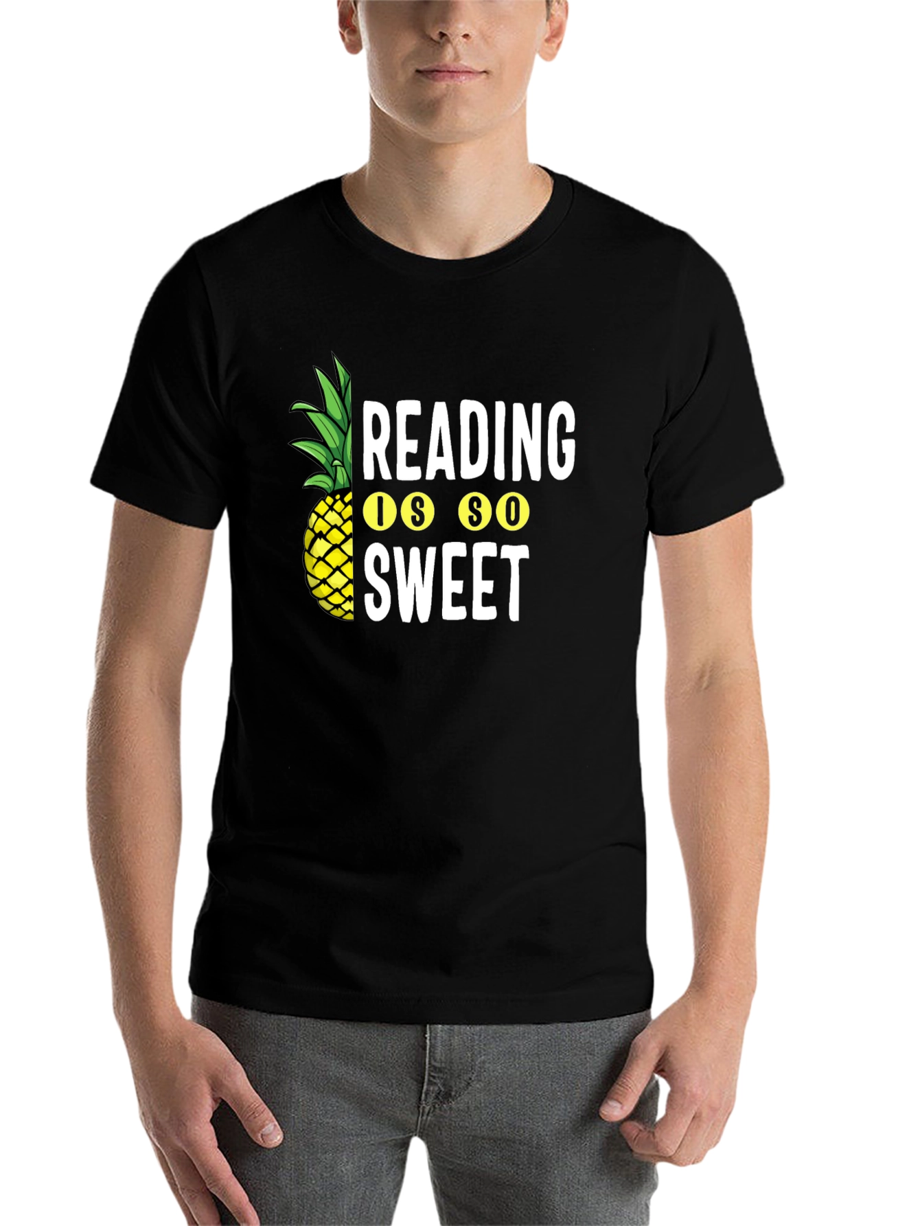 Black Reading is So Sweet Pineapple Graphic Tee view 7