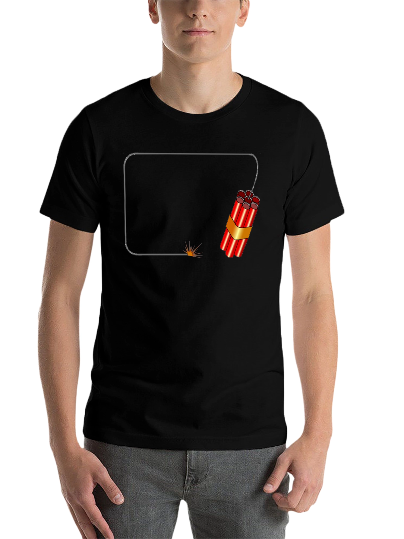 Black Dynamite Graphic Tee - Funny Explosive Design view 7