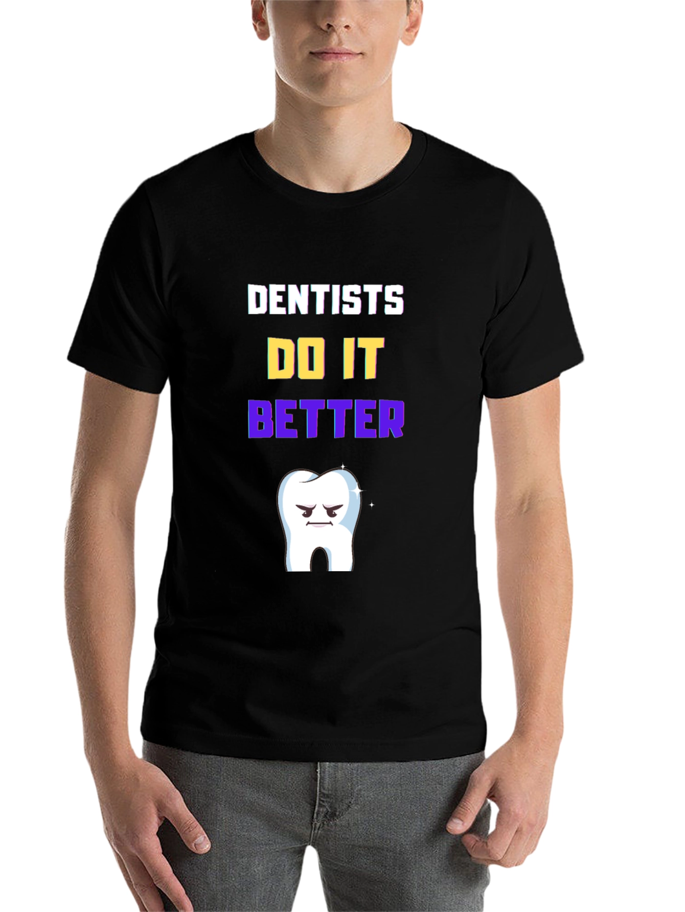 Black Dentists Do It Better T-Shirt view 7