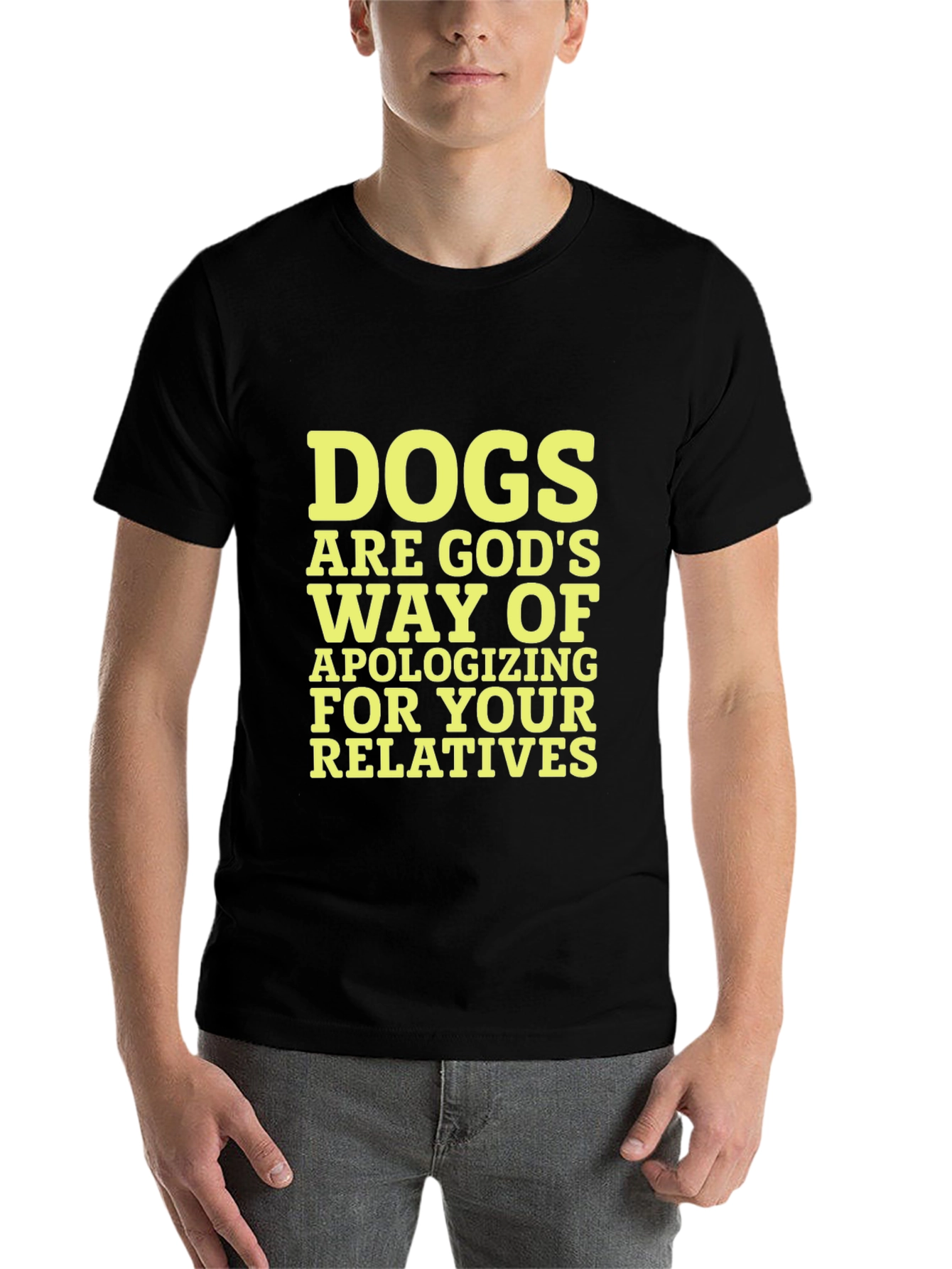 Black Dogs Apologizing for Relatives T-Shirt view 7