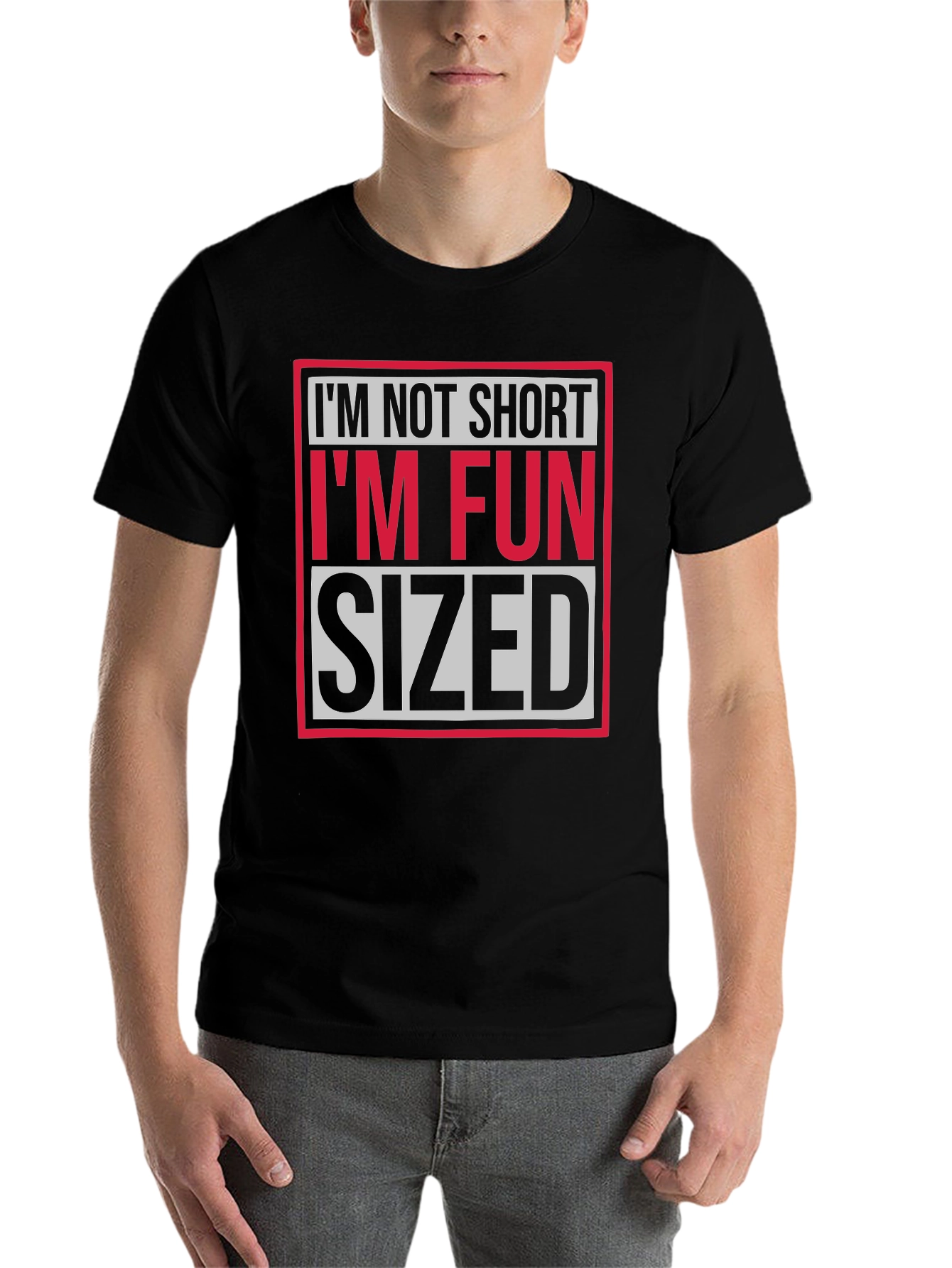 Black Fun-Sized Novelty Graphic T-Shirt view 7
