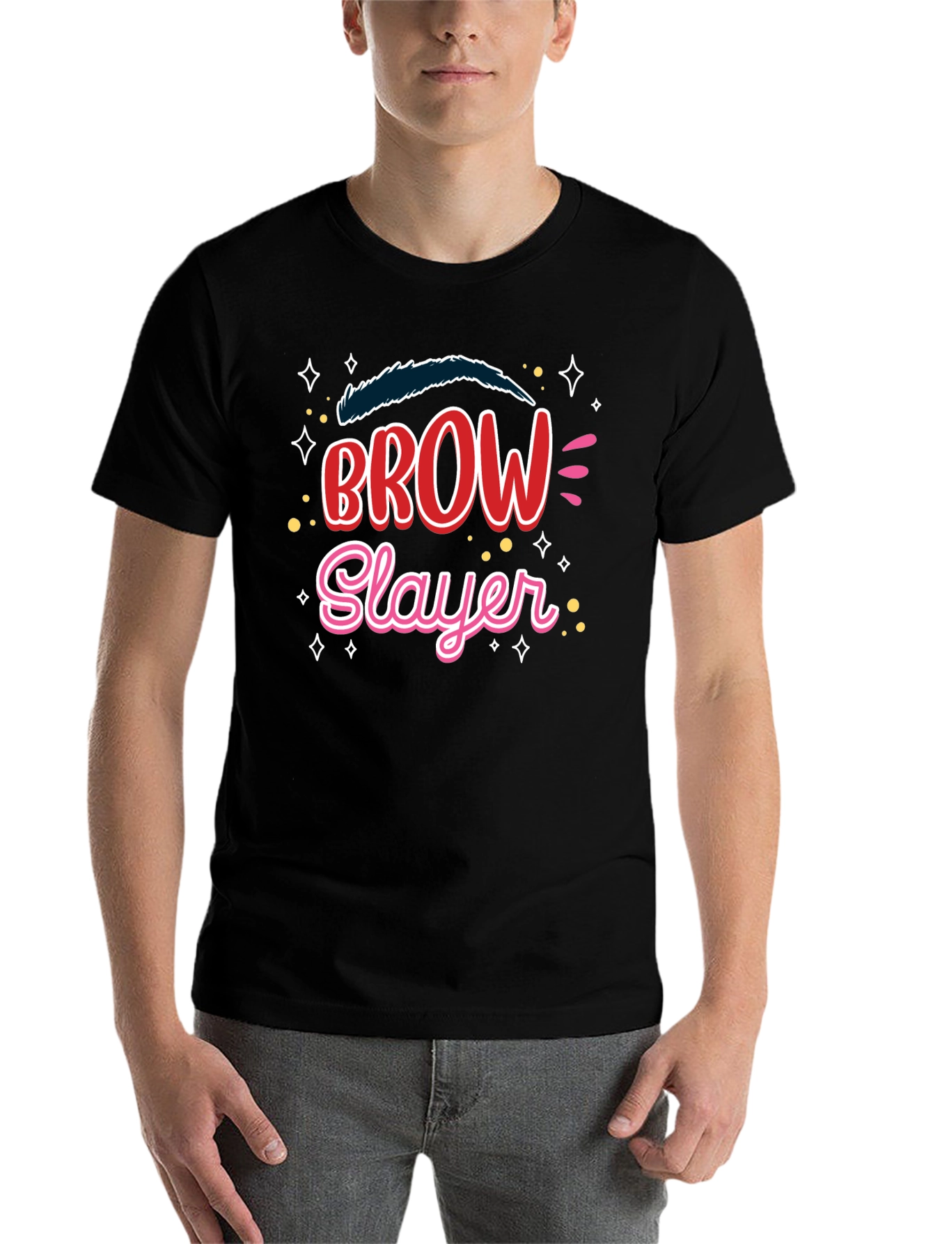 Black Brow Slayer Graphic Tee view 7