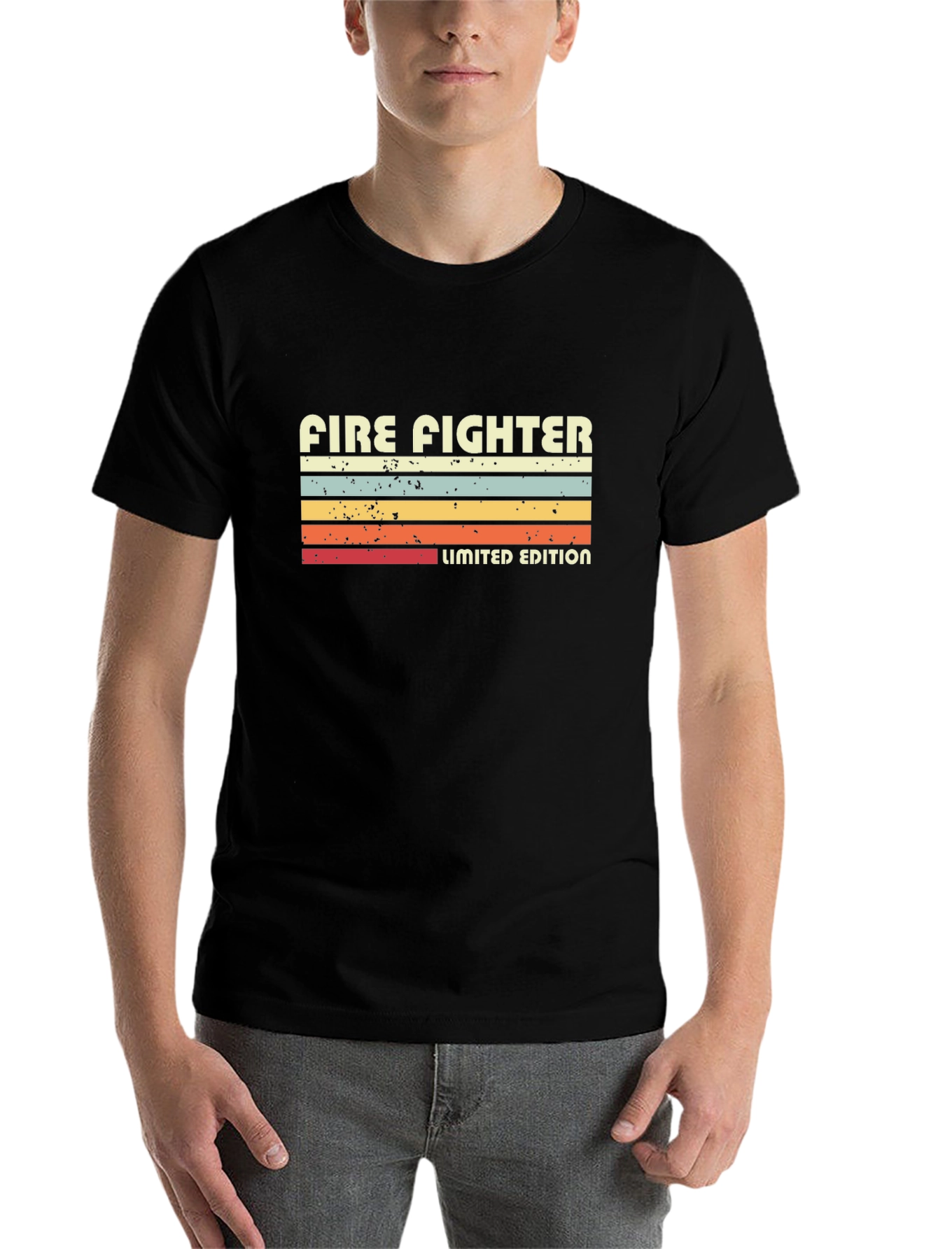 Black Firefighter Limited Edition Graphic Tee view 7