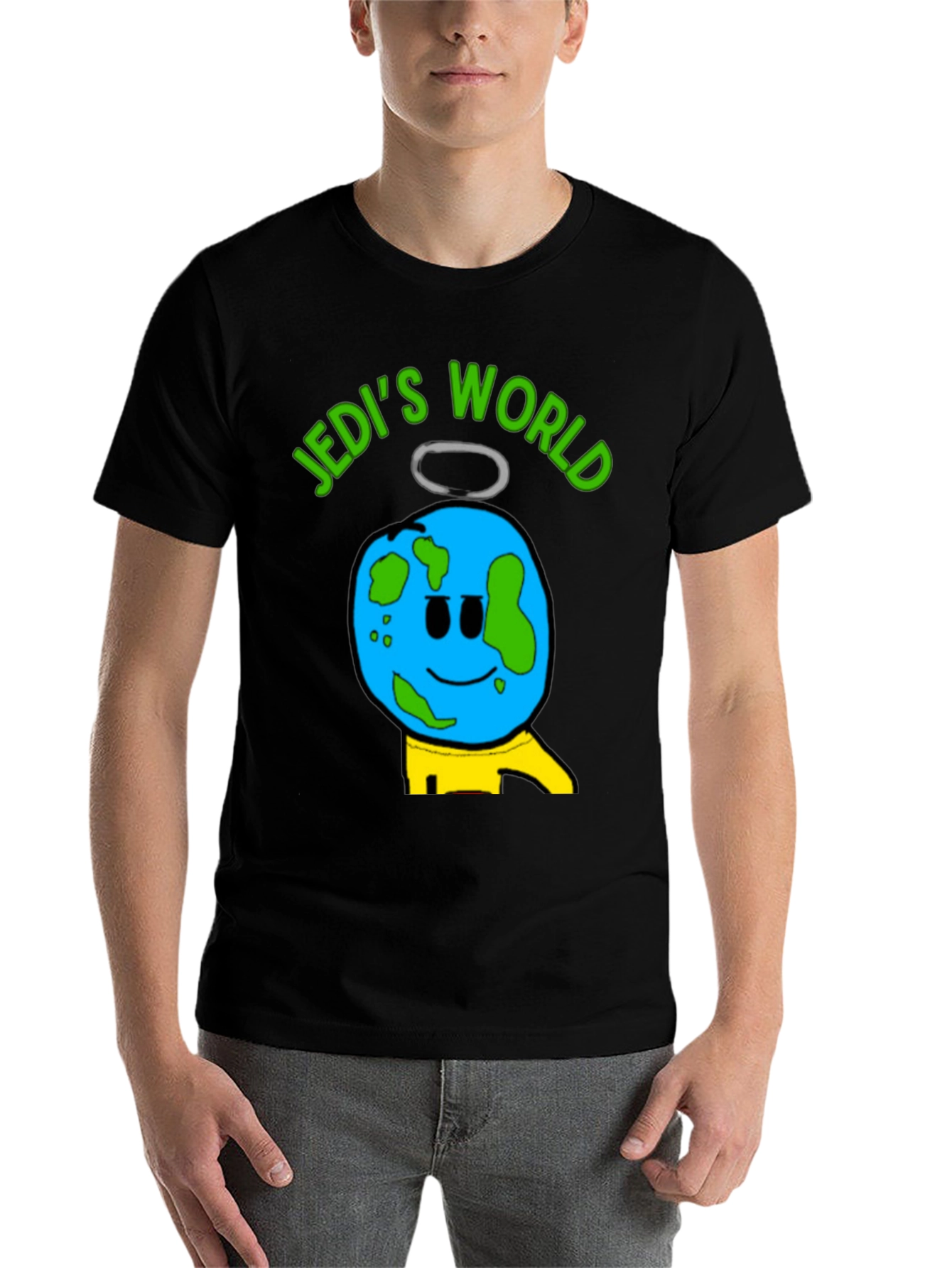 Jedi's World Graphic T-Shirt - Black - 7