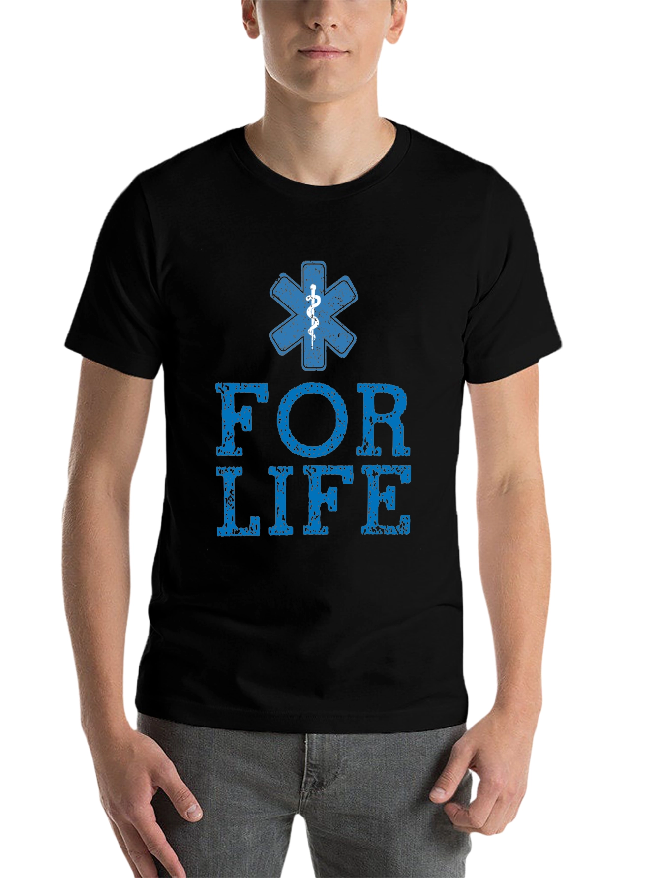 FOR LIFE Graphic Tee - EMS Medical T-Shirt - 7
