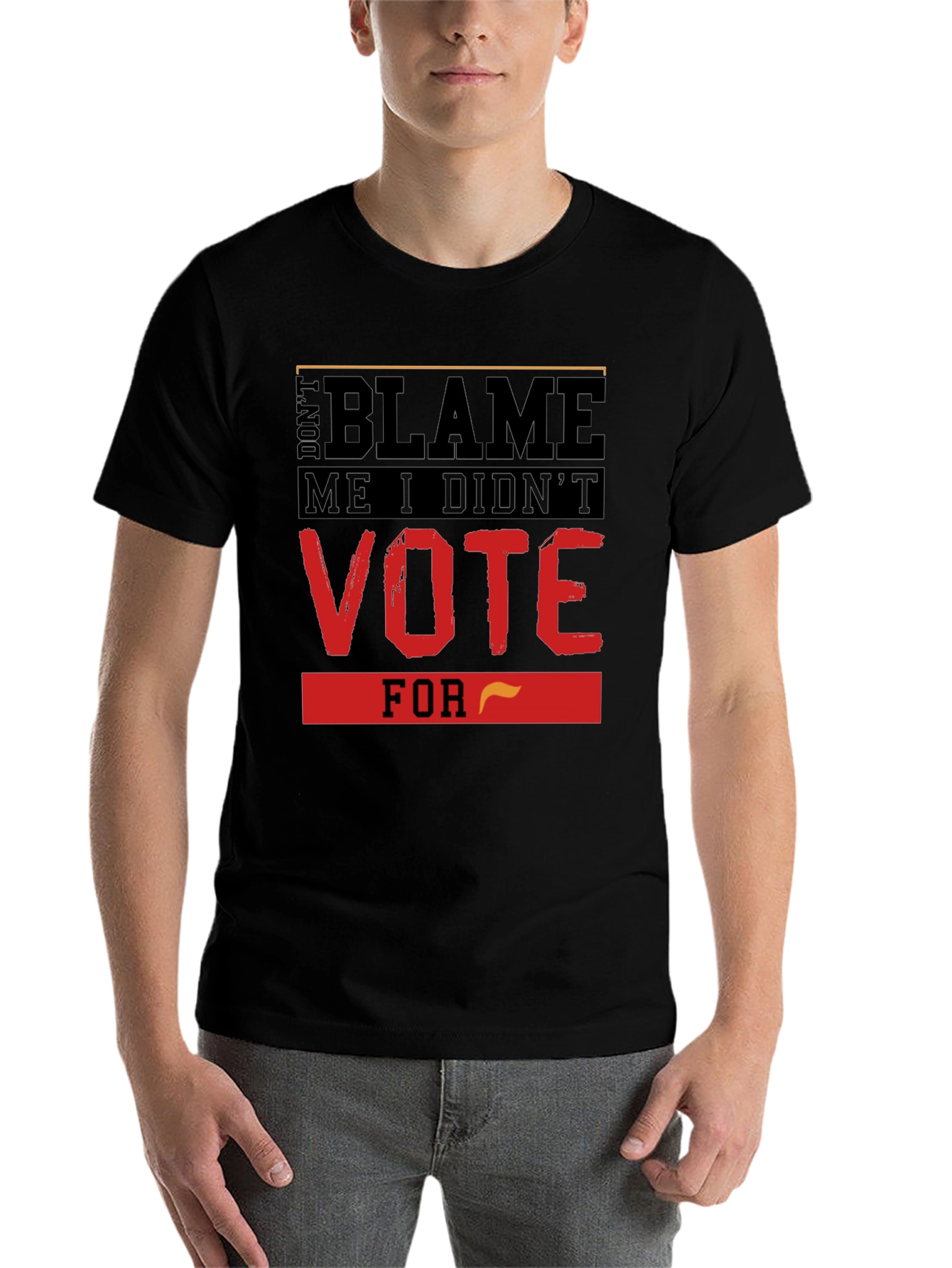 Black Don't Blame Me T-Shirt, Vote Political Tee view 7