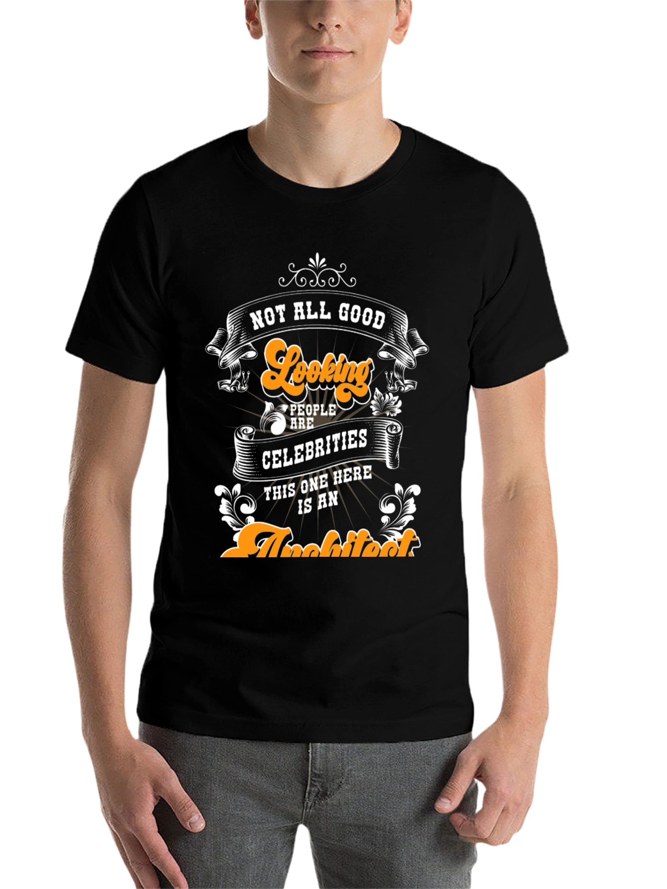 Black Funny Architect T-Shirt: Not All Good Looking People... view 7