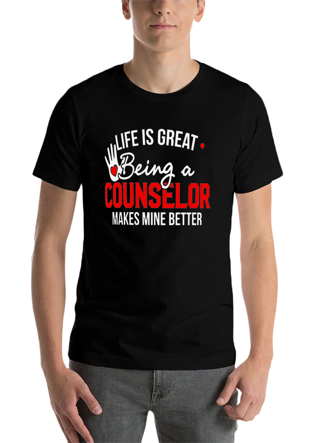 Black Life is Great Counselor T-Shirt view 7