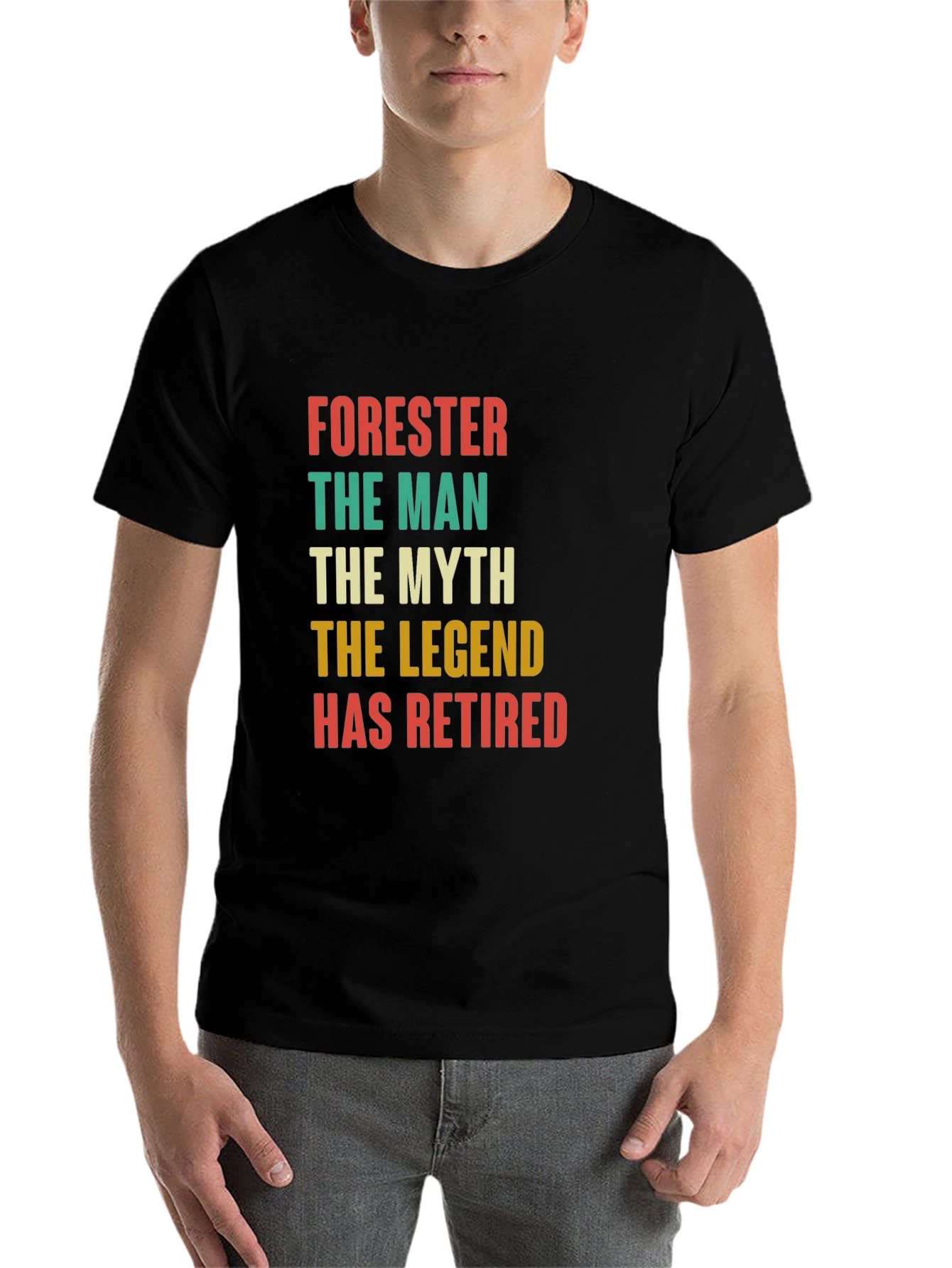 Black Forester Retirement T-Shirt: The Man, The Myth, The Legend view 7