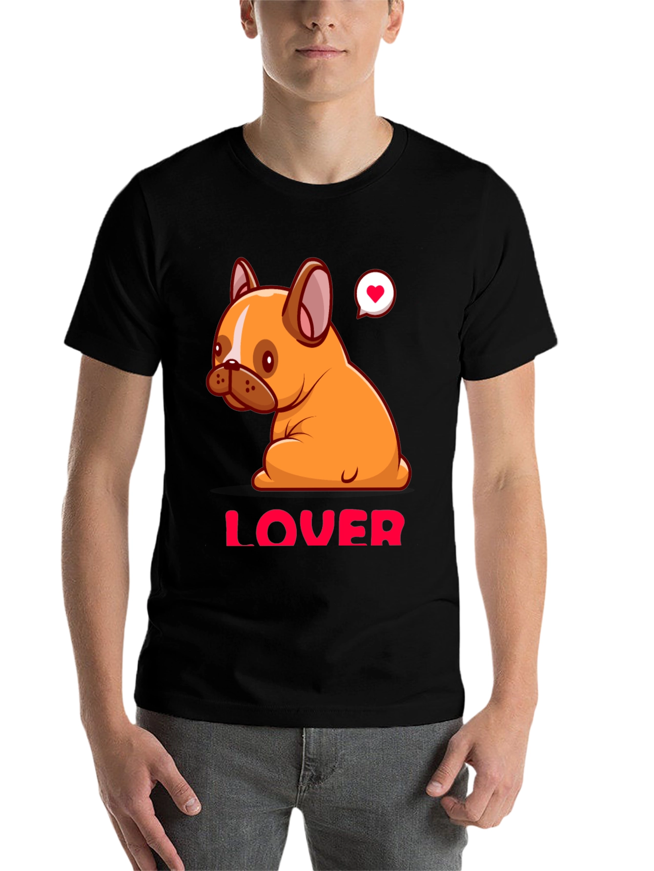 Black Dog Lover Graphic Tee view 7