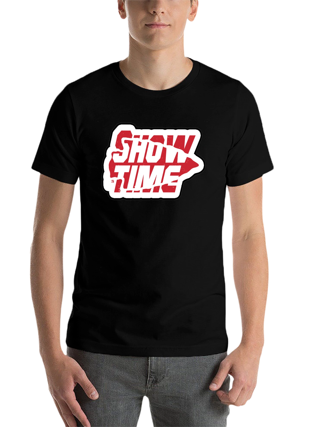 Black Showtime Graphic Tee - Black view 7