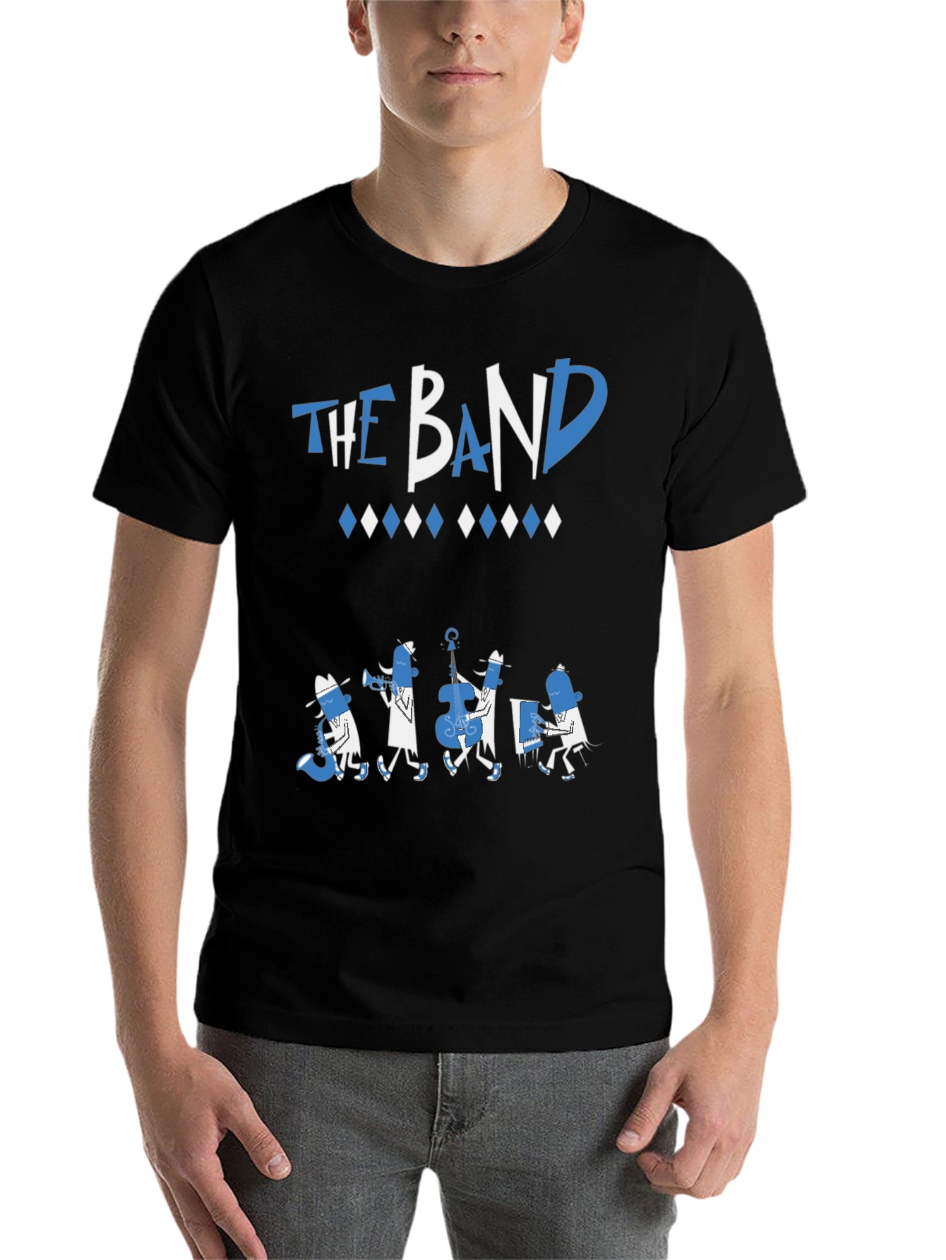 The Band Music T-Shirt: Cool Cartoon Design - 7