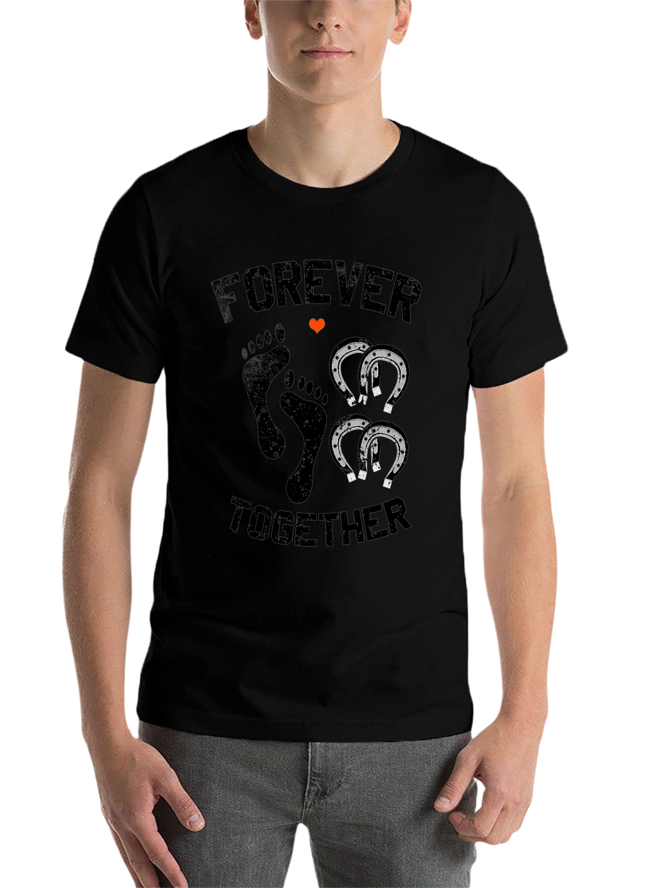 Black Forever Together Graphic Tee view 7