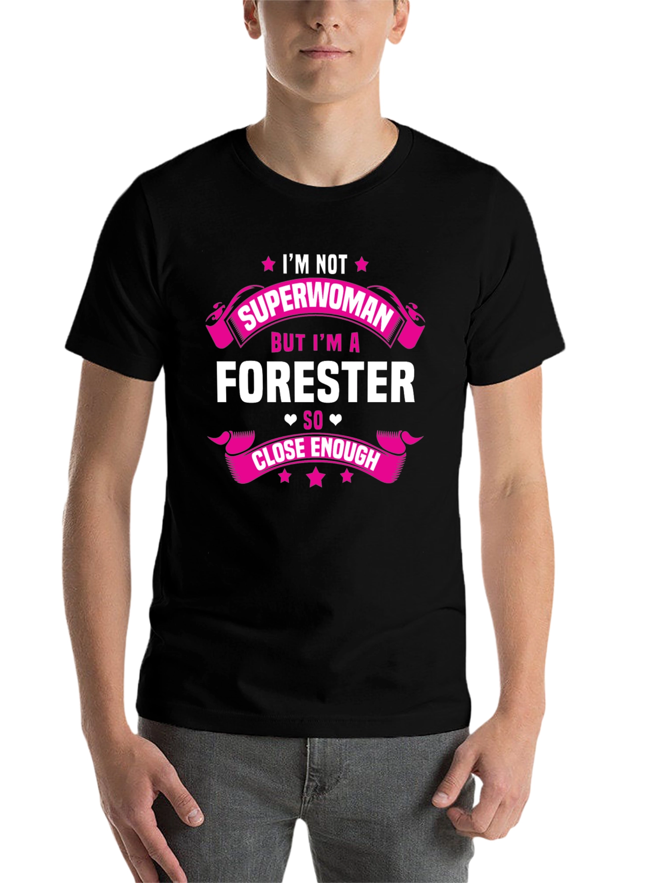 Black Forester T-Shirt - Superwoman Close Enough view 7