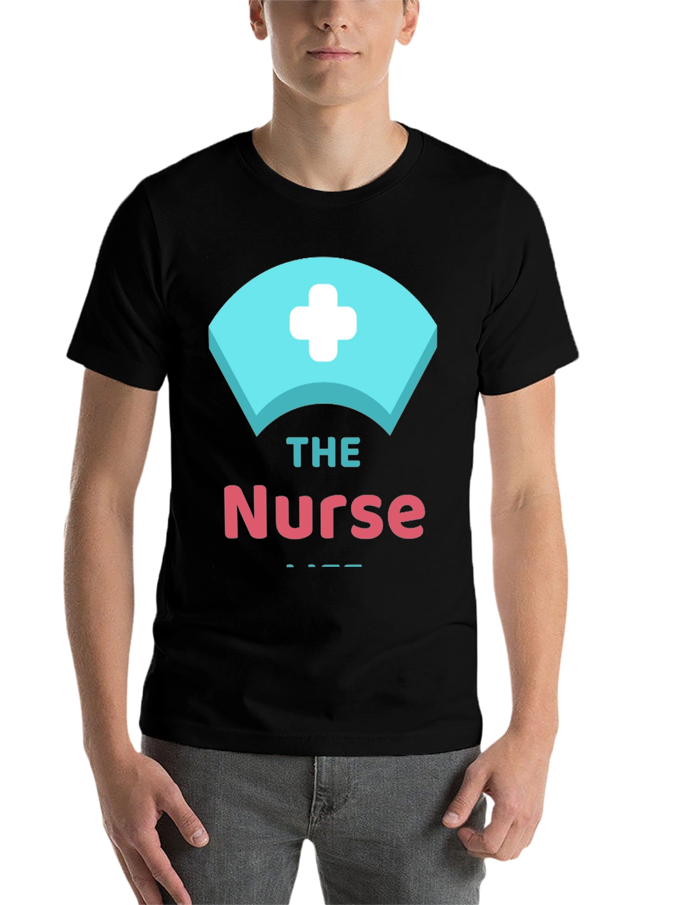 Black The Nurse Graphic Tee - Medical Apparel view 7