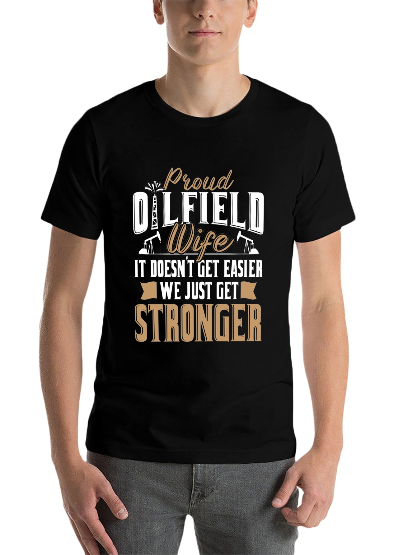 Proud Oilfield Wife Graphic T-Shirt - 7