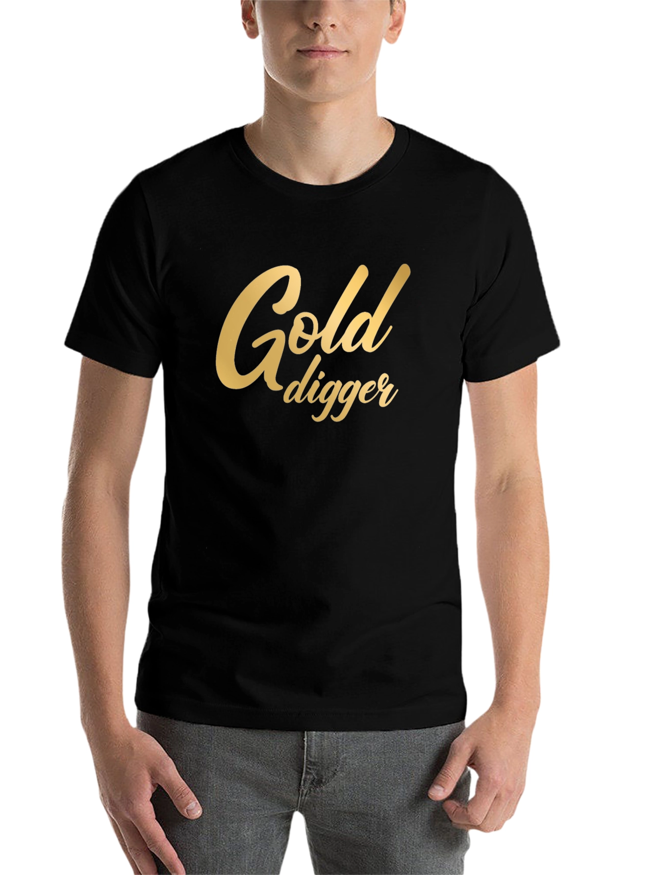 Black Gold Digger Black T-Shirt view 7
