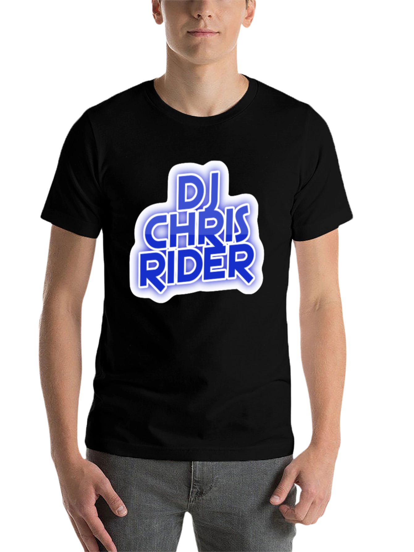 Black DJ Chris Rider T-Shirt - Cool Graphic Tee view 7