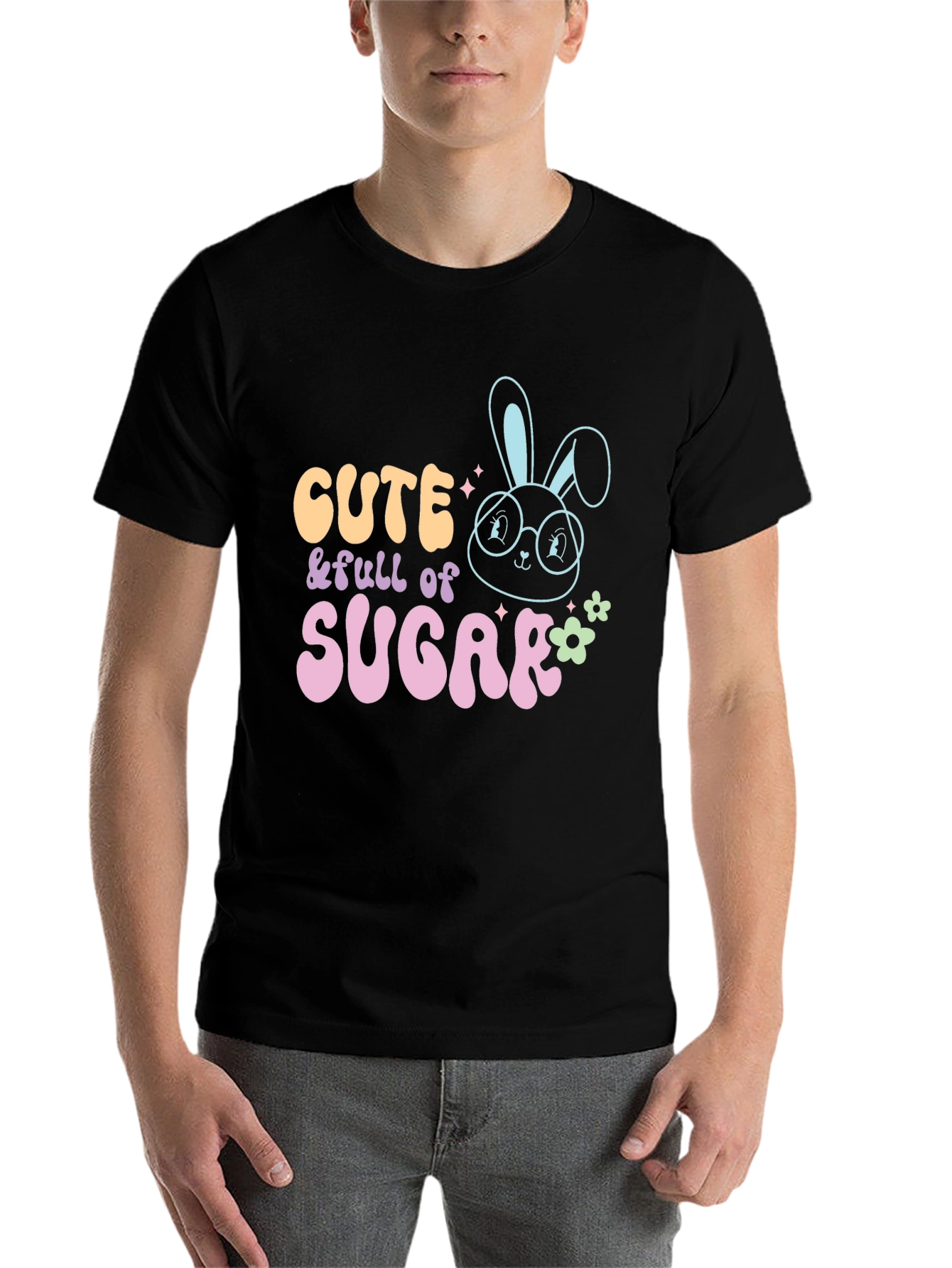 Black Cute & Full of Sugar T-Shirt view 7