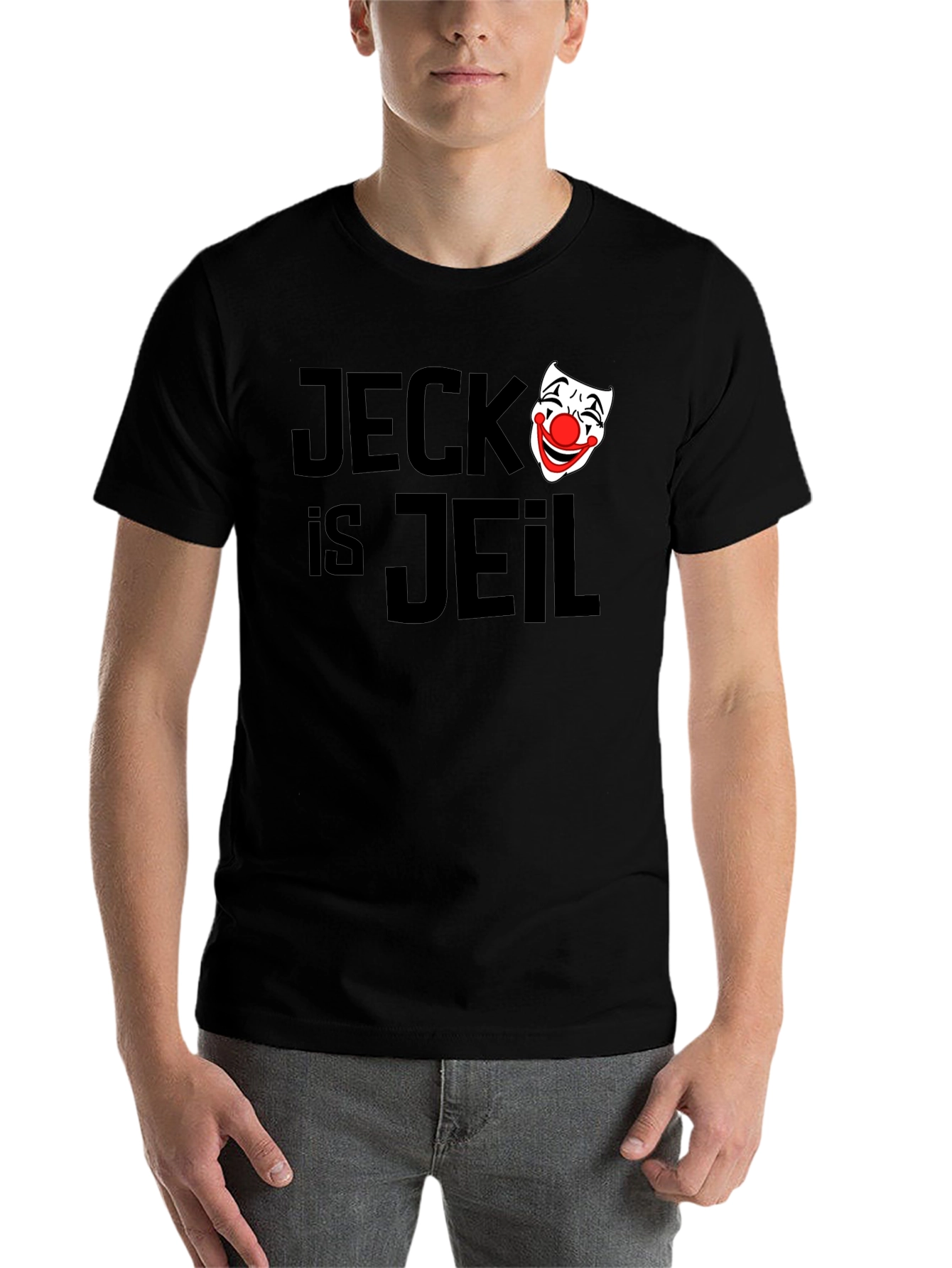 Black Jeck is Jeil Funny T-Shirt view 7
