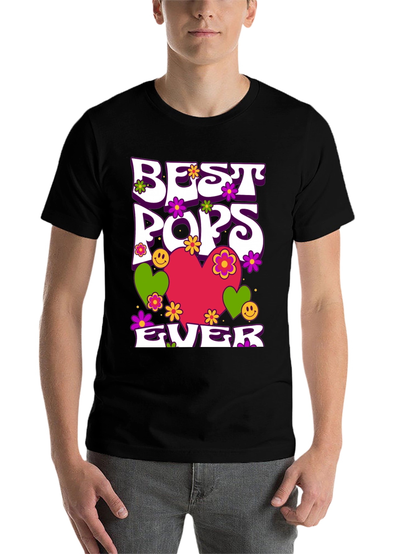 Black Best Pops Ever Graphic T-Shirt view 7
