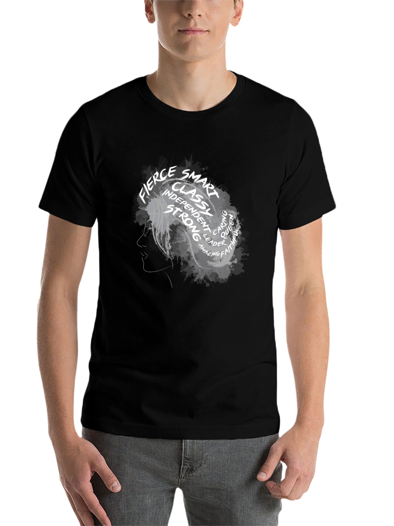 Empowered Woman Graphic Tee - Black - 7