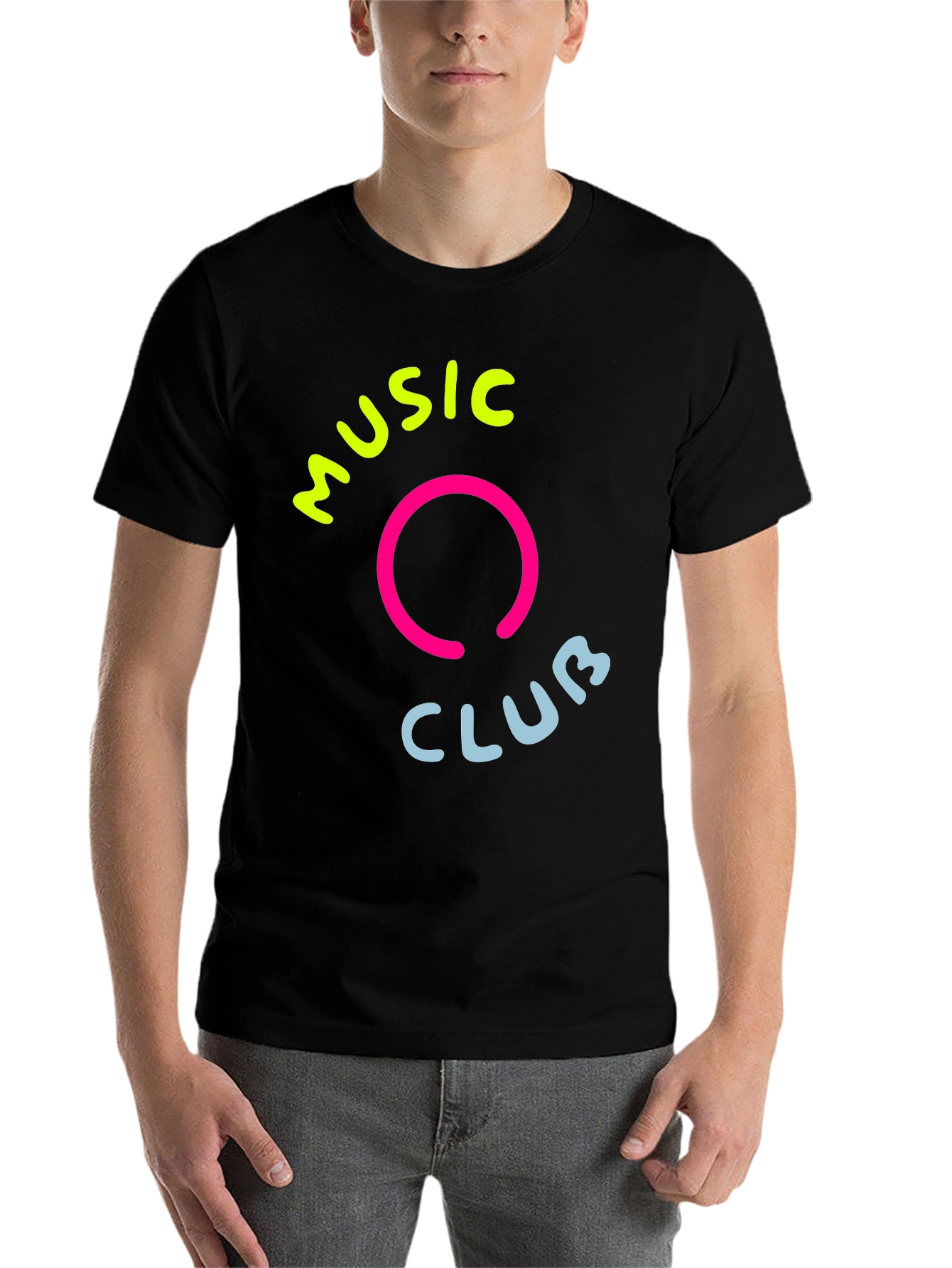 Black Music Club Graphic T-Shirt view 7