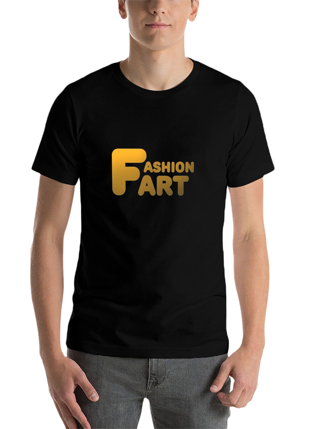 Black Fashion Art Black T-Shirt view 7