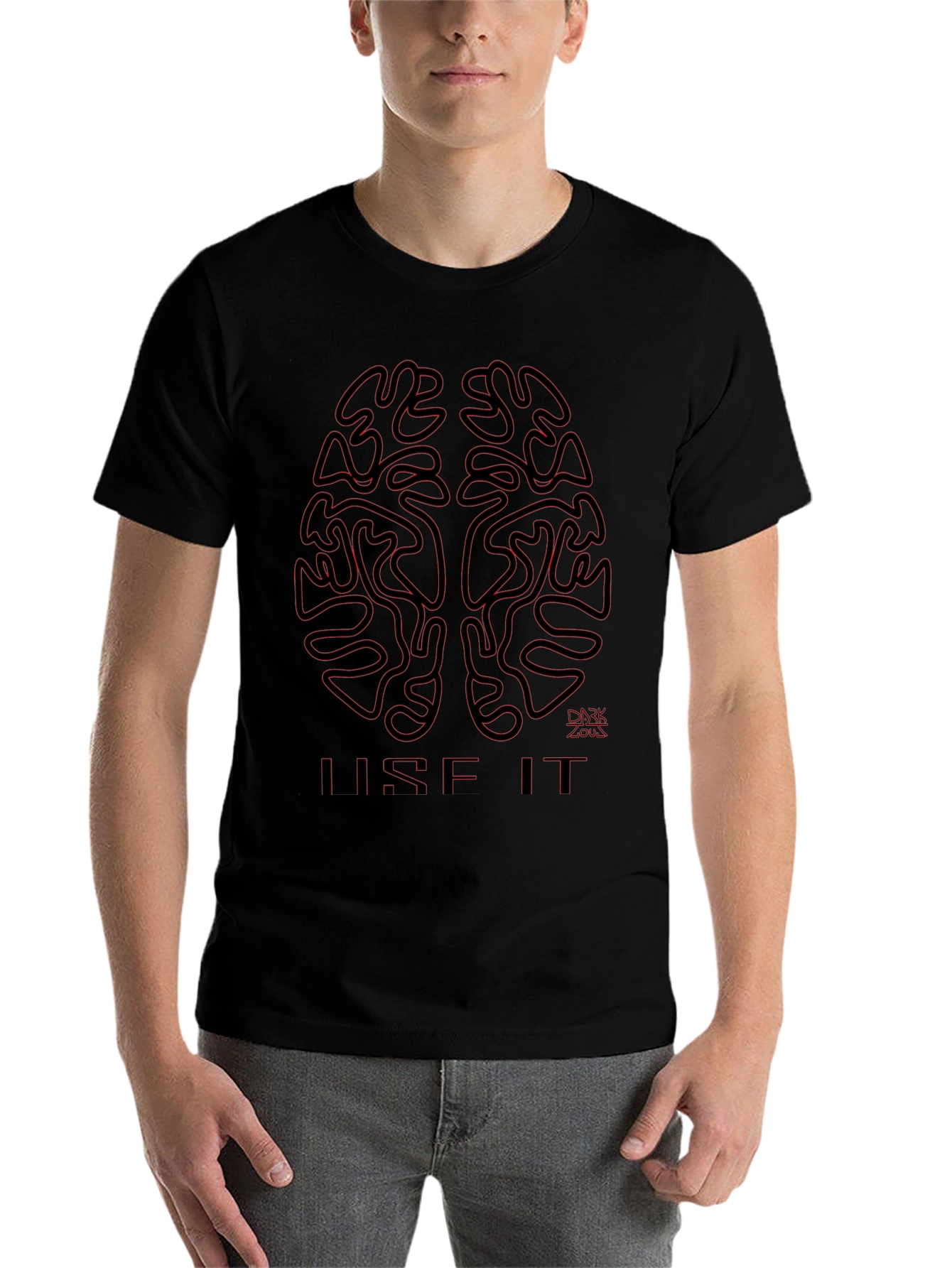Black Brain Use It Graphic Tee - Dark Loud view 7