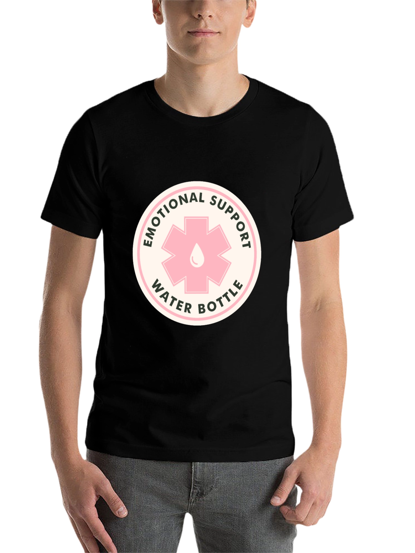 Emotional Support Water Bottle T-Shirt - 7
