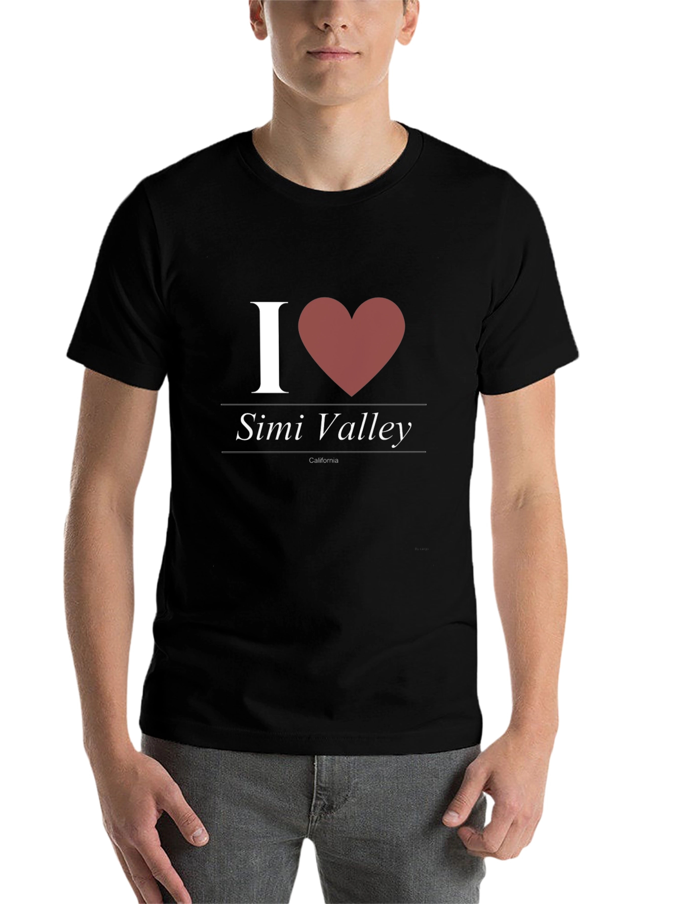 I Heart Simi Valley Black T-Shirt - 7