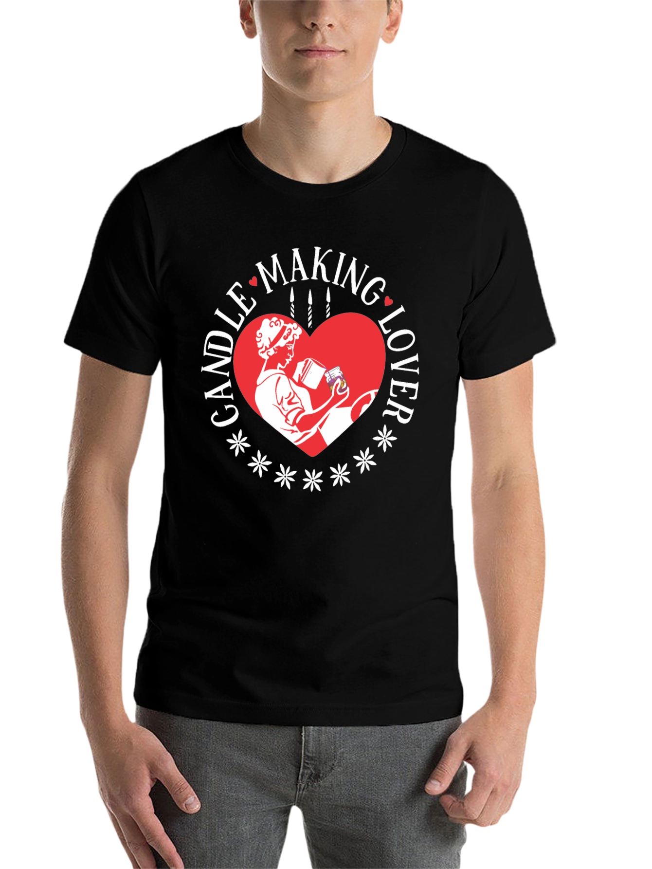 Black Candle Making Lover Black T-Shirt view 7