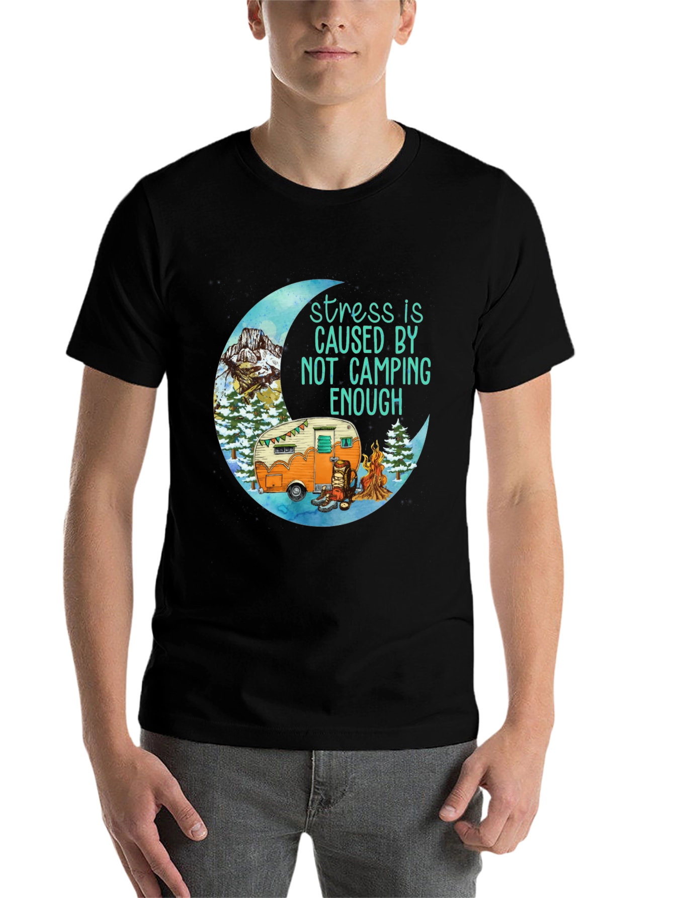 Camping Stress Relief T-Shirt - 7