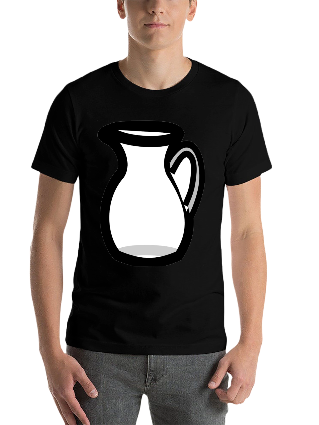 Black Milk Pitcher Graphic Tee - Unique Design view 7