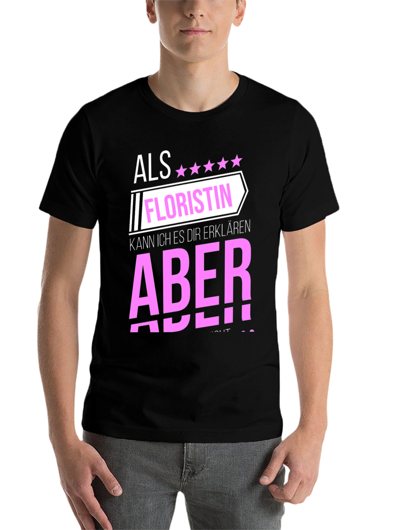 Black Florist T-Shirt: Als Floristin, Aber! view 7