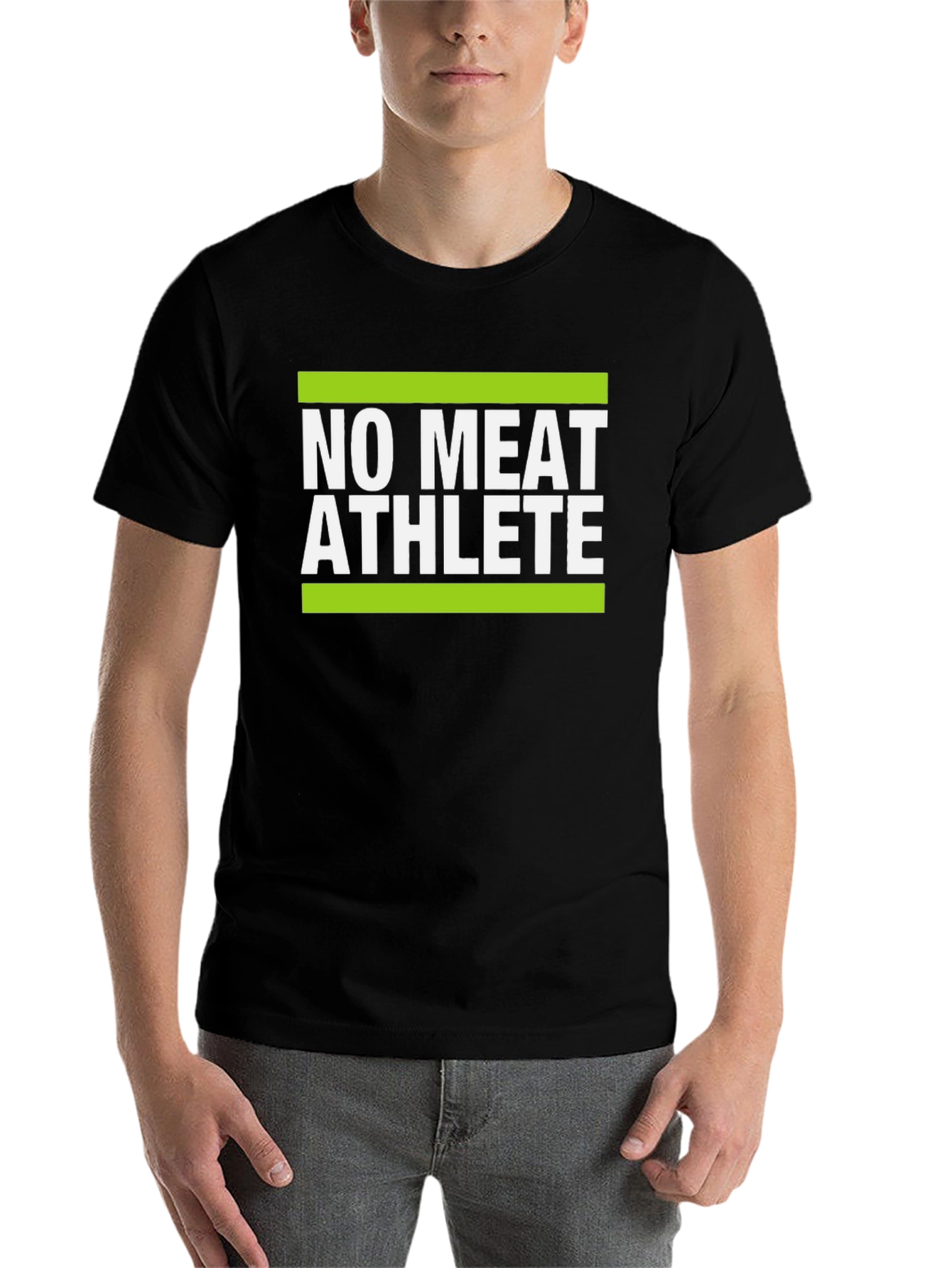 Black No Meat Athlete Black T-Shirt view 7