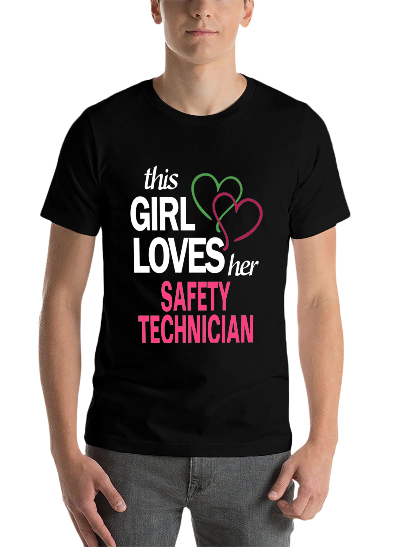 Girl Loves Her Safety Technician T-Shirt - 7