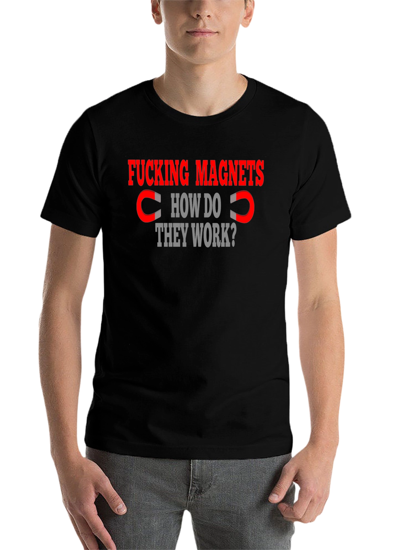 Black Fucking Magnets T-Shirt - How Do They Work? view 7