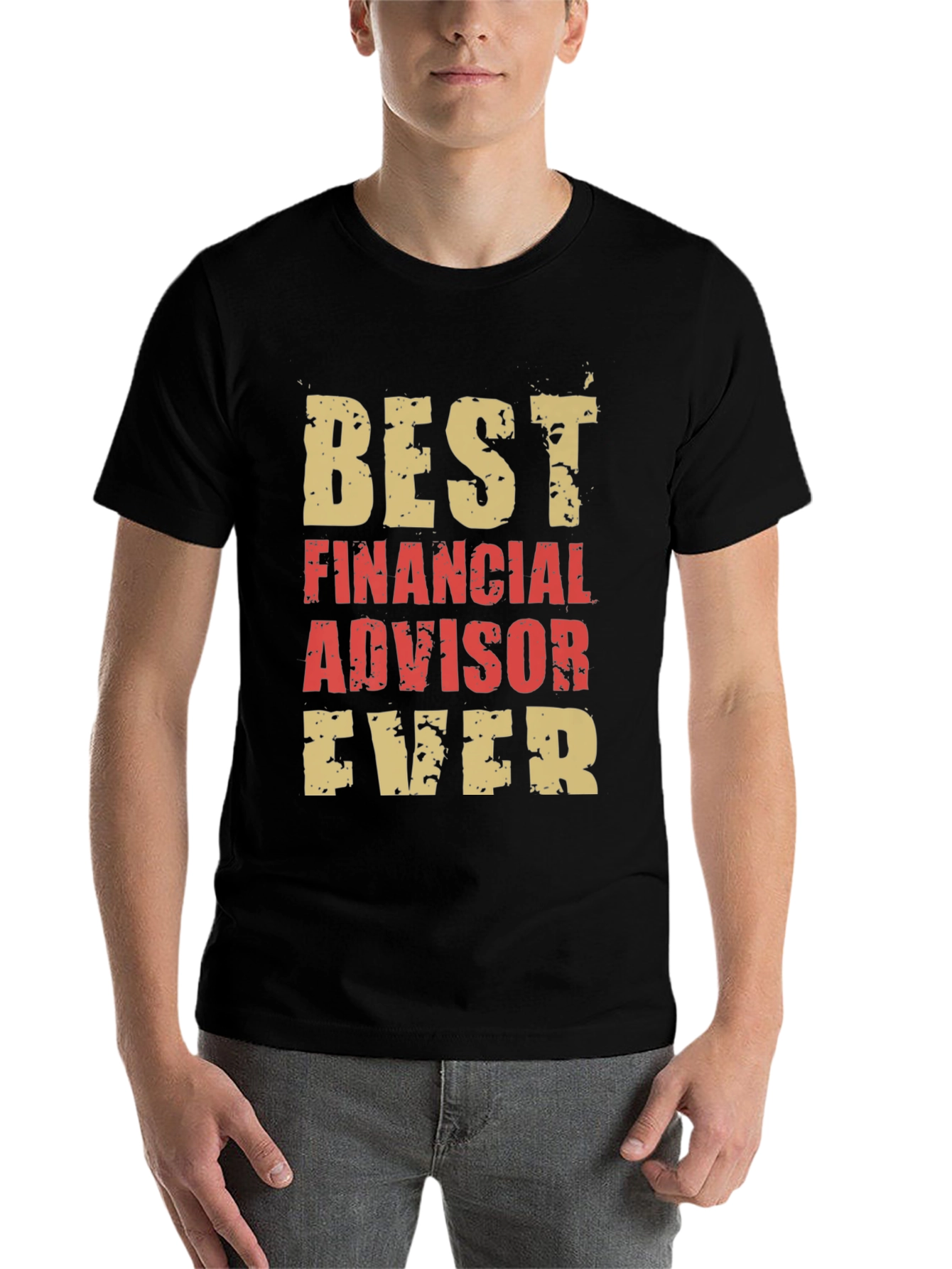 Black Best Financial Advisor Ever T-Shirt view 7