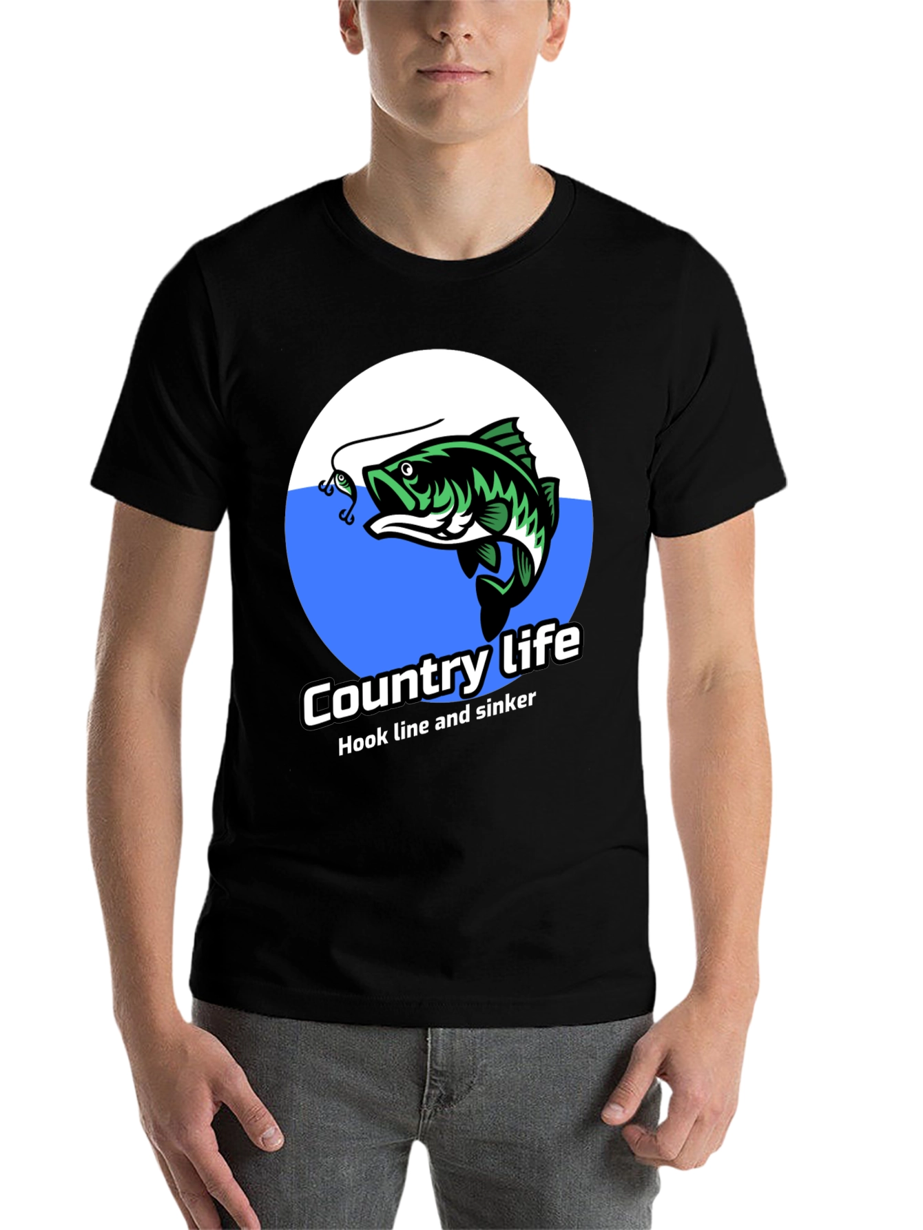 Black Country Life Bass Fishing T-Shirt view 7