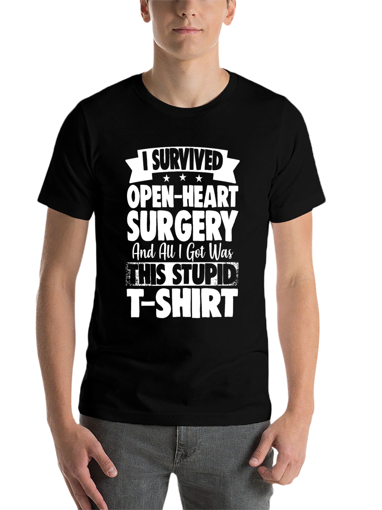 I Survived Open Heart Surgery T-Shirt - 7