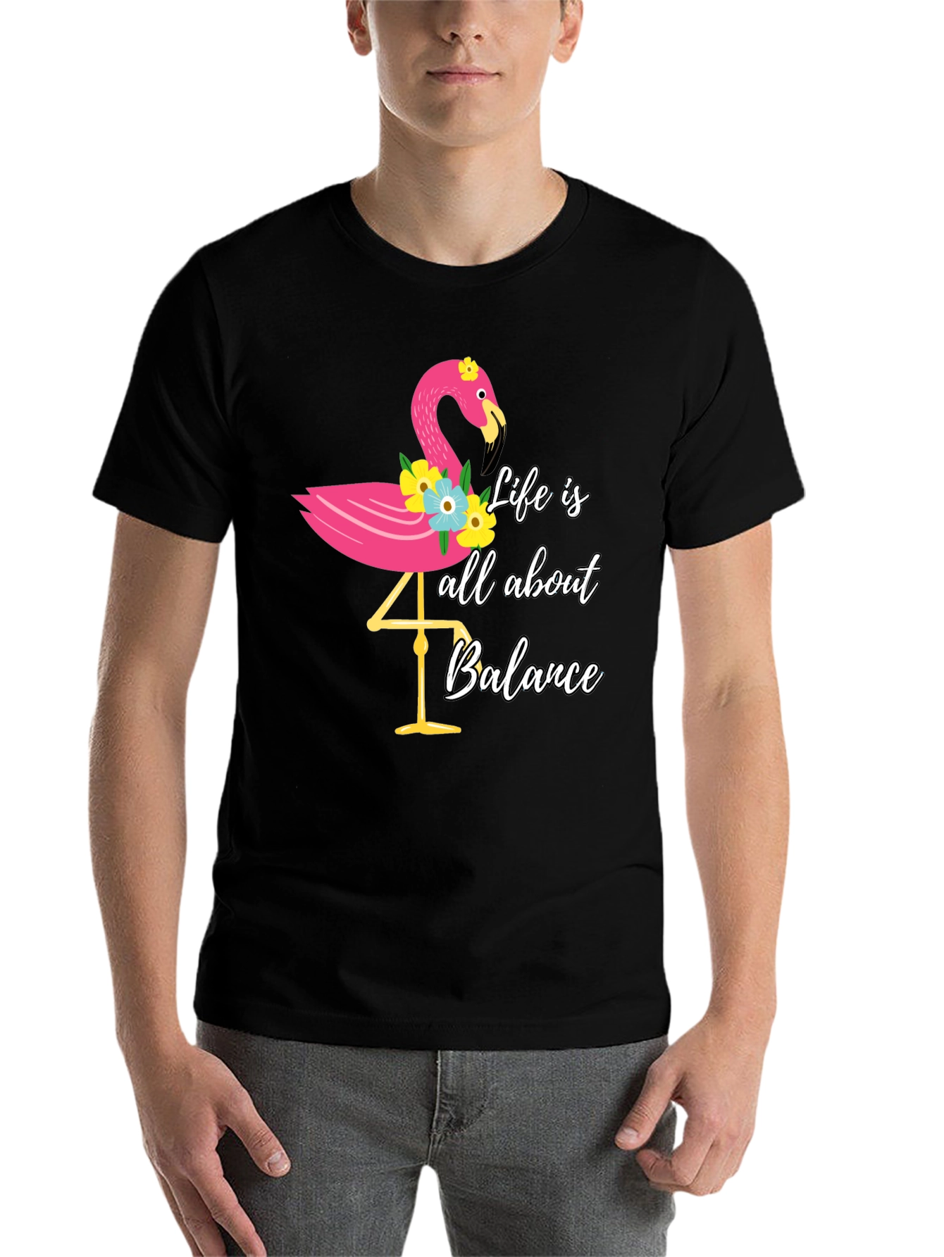Black Life is all about Balance T-Shirt view 7